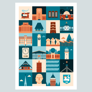 Iconic Preston print