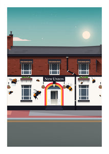 The New Union Manchester Poster Print