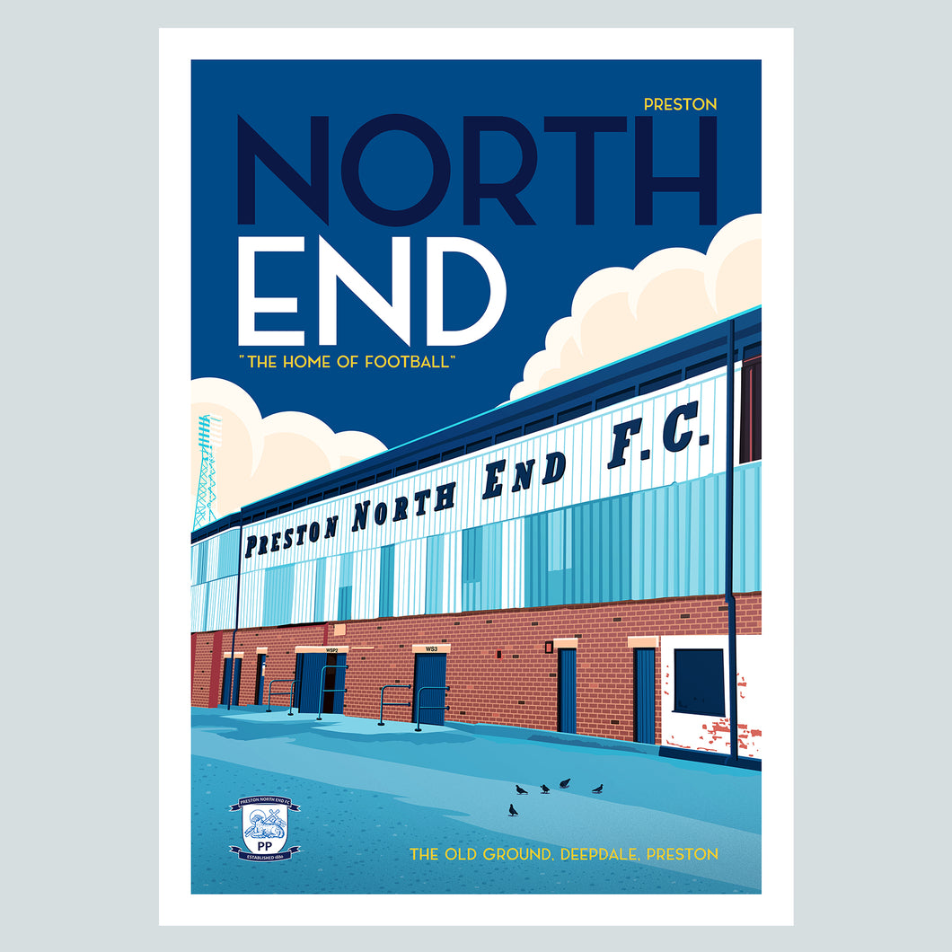 Preston North End, The Old Ground, Deepdale Limited Edition Print