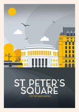 Load image into Gallery viewer, St Peter&#39;s Square A3 Manchester print
