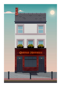Castle Hotel Manchester Pub Poster Print
