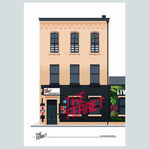 The Ferret, Fylde Road, Preston Poster Print