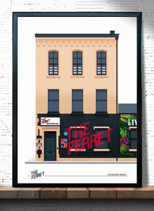 The Ferret, Fylde Road, Preston Poster Print