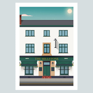 The Millstone Manchester Pub Poster Print