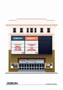 The Odeon Cinema, Church St. Preston Poster Print