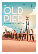 Load image into Gallery viewer, The Old Pier St Annes Poster Print
