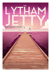 Lytham Jetty Poster Print
