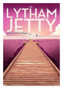 Lytham Jetty Poster Print