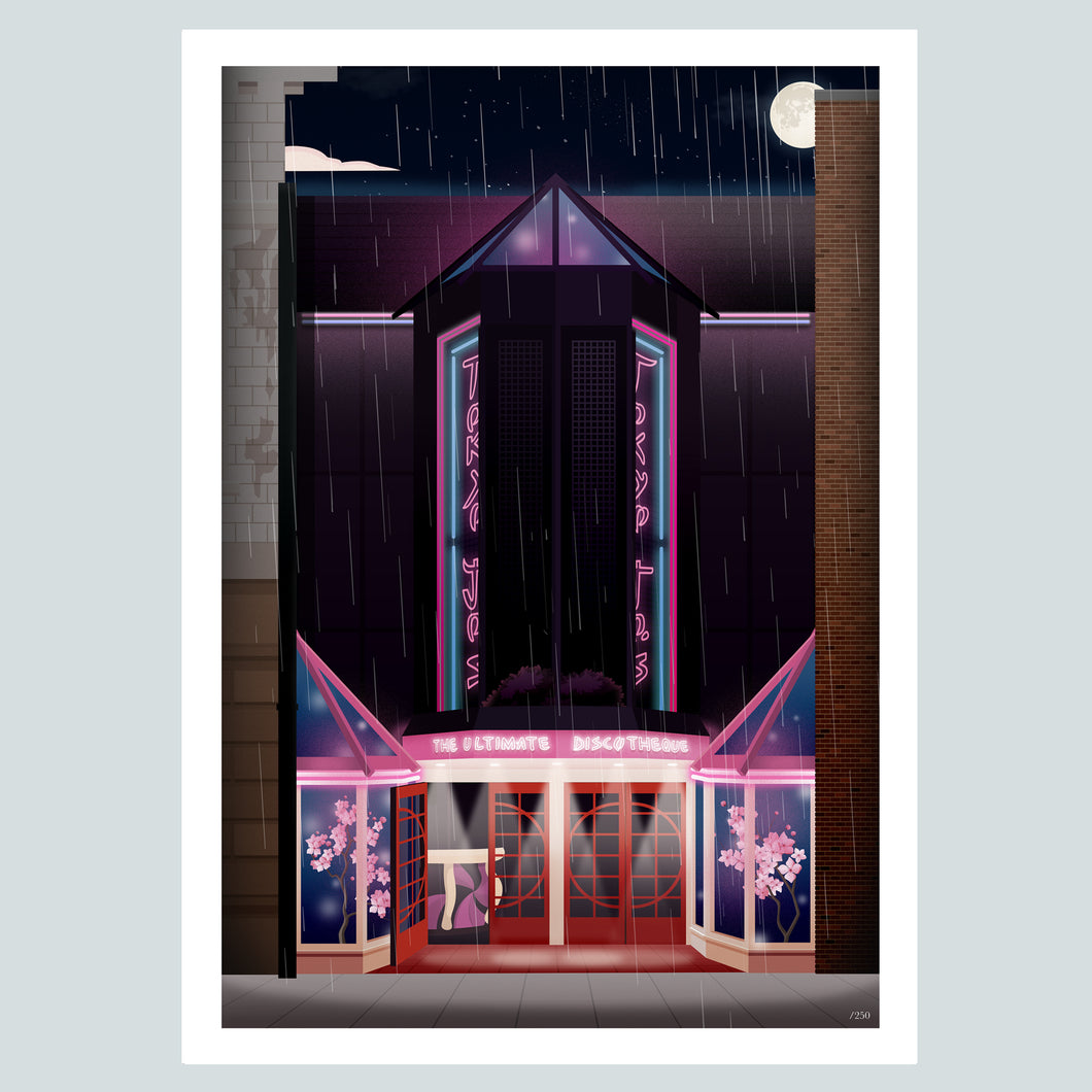 Tokyo Jo's Nightclub in Preston Poster Print