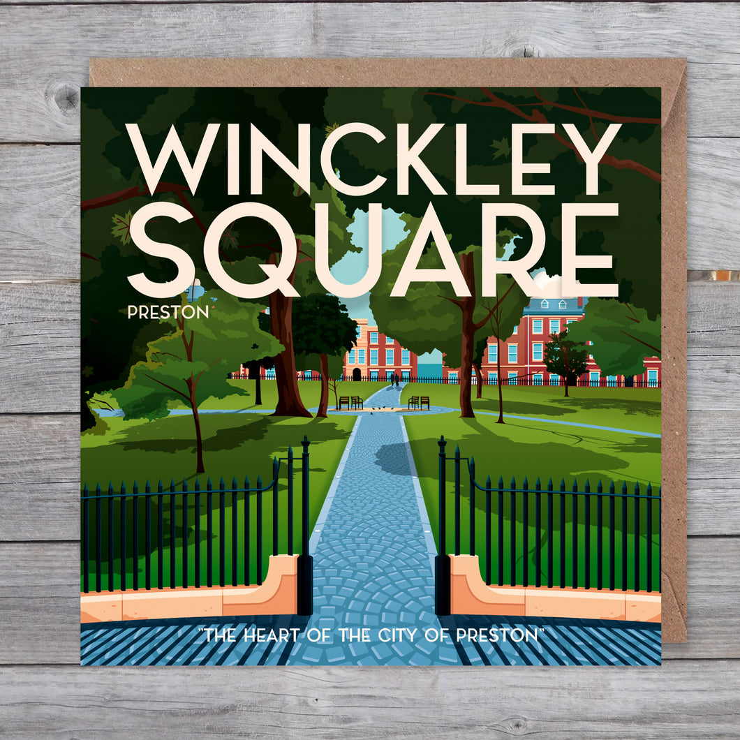 Winckley Square Day greetings card