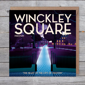 Winckley Square Eve greetings card