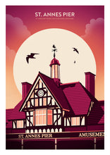 Load image into Gallery viewer, St Annes Pier, Lancashire Travel Poster Print
