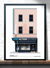 Load image into Gallery viewer, Action Records, Church St. Preston Poster Print
