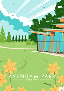 Avenham Park Preston Poster Print
