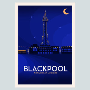 Blackpool A3 print