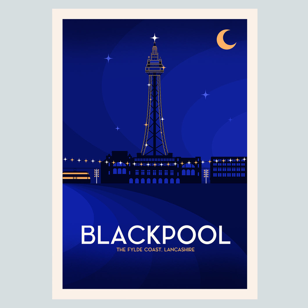 Blackpool A3 print