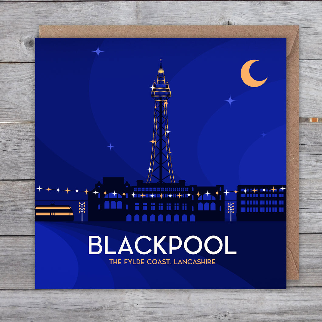Blackpool greetings card
