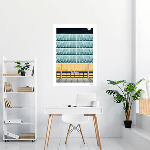 Preston Bus Station Poster Print