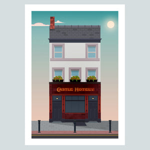 Castle Hotel Manchester Pub Poster Print