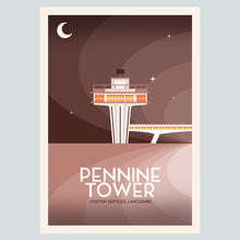 Load image into Gallery viewer, Pennine Tower (forton services) print
