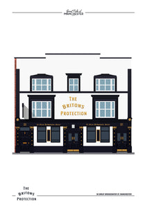 Great Pubs of Manchester - The Britons Protection Poster Print