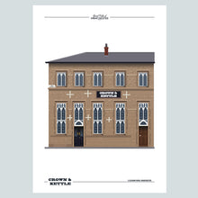 Load image into Gallery viewer, Great Pubs of Manchester - Crown &amp; Kettle Poster Print
