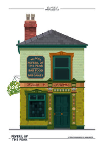 Great Pubs of Manchester - Peveril of the Peak Manchester Poster Print