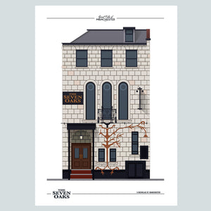 Great Pubs of Manchester - Seven Oaks Poster Print