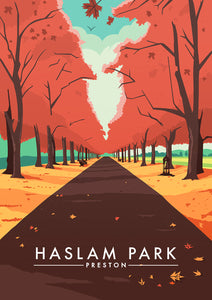 Haslam Park Preston Poster Print