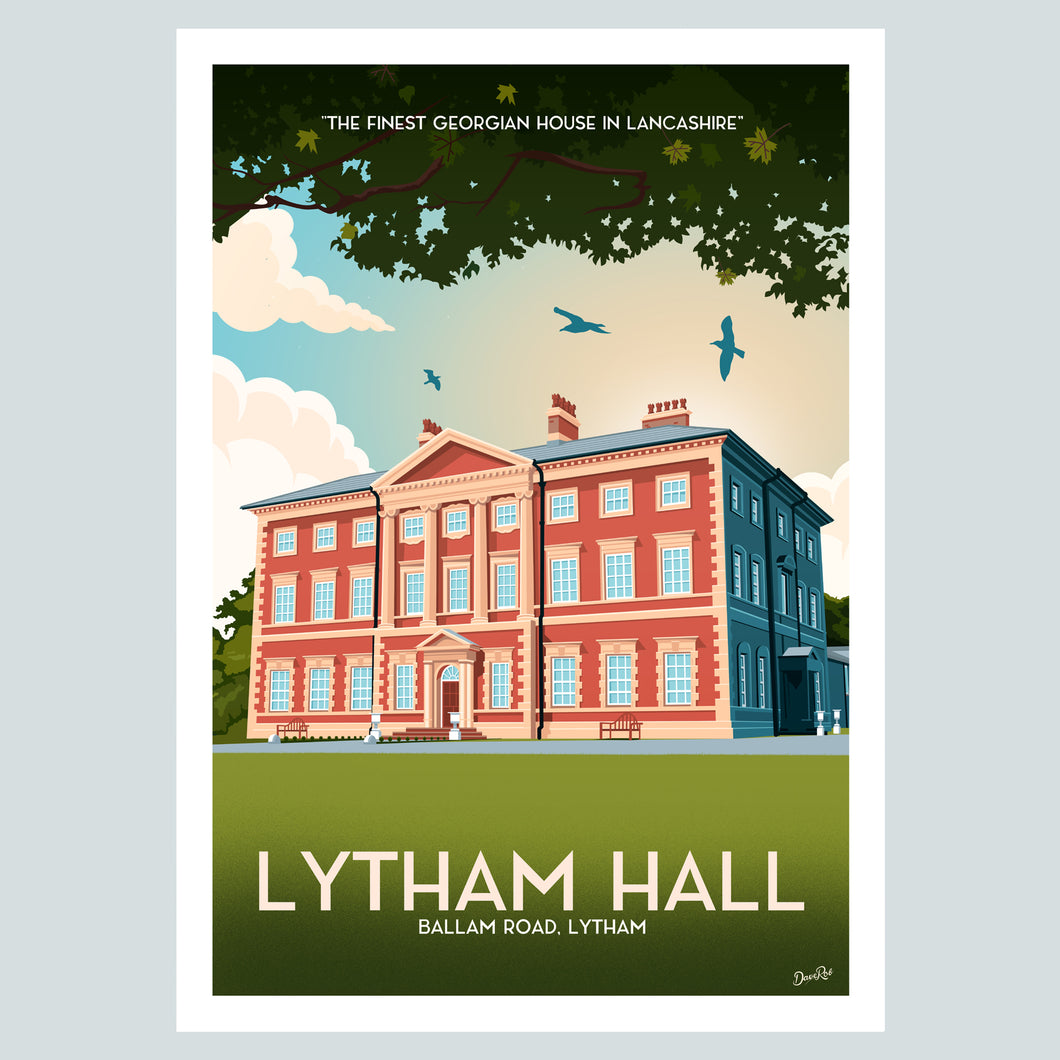 Lytham Hall Poster Print