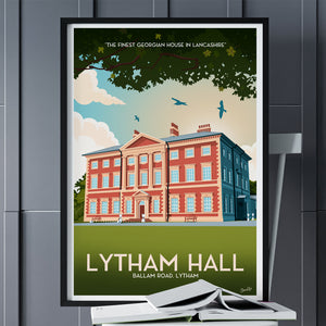 Lytham Hall Poster Print