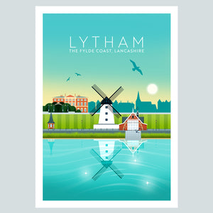 Lytham Montage A3 print