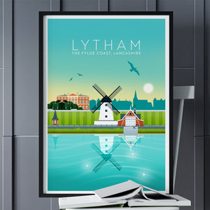 Lytham Montage A3 print