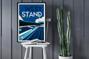 Preston North End, The Old West Stand, Deepdale Limited Edition Print